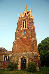 The tower of Old Saint Marys May 2012